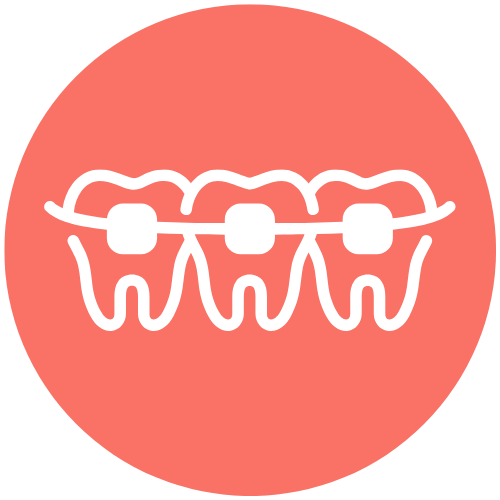 ceramic braces icon