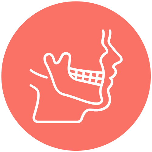 jaw growth icon