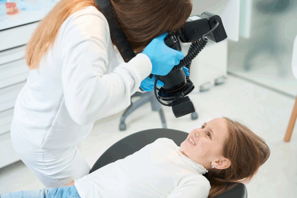 photos being taken at an orthodontic consultation in the bay area