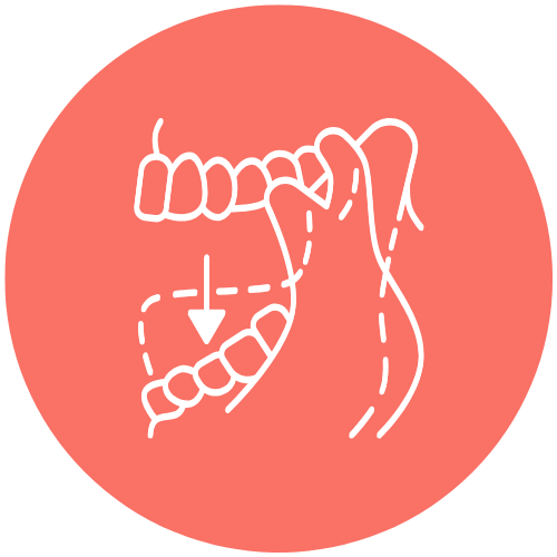jaw alignment icon